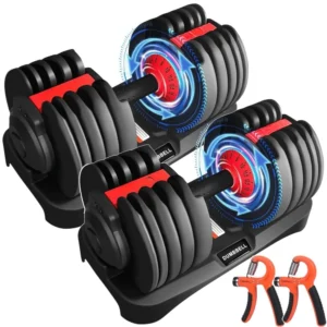 Adjustable Dumbbell Set 53LB